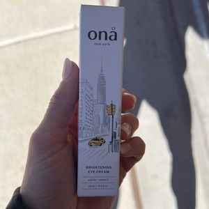 Ona- brightening eye cream!